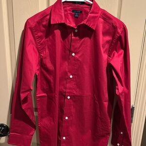Boys red shirt Tommy Hilfiger size 18